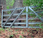 GAV006 Old steel gate