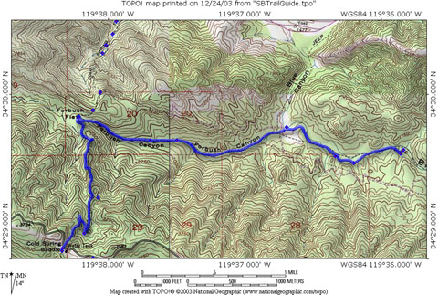 Cottam Blue Canyon Trail