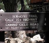 TEQ002 Tequepis Trail sign