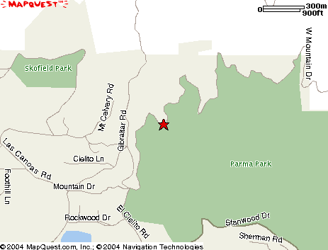 Parma Park Trailhead Map